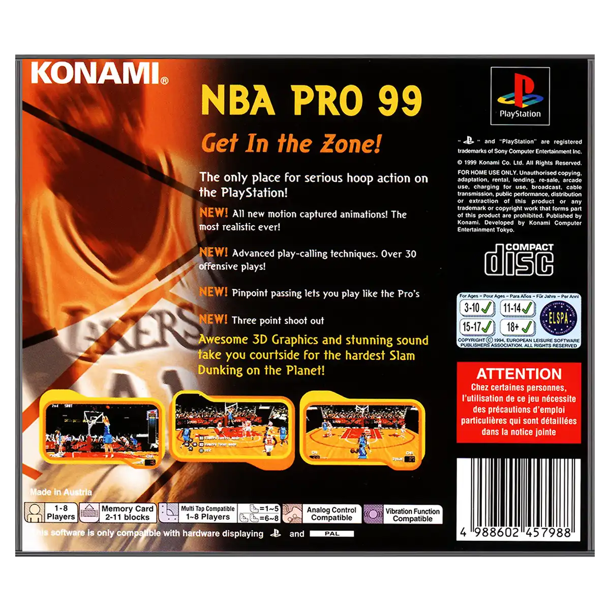 NBA Pro 99 - Billede 2