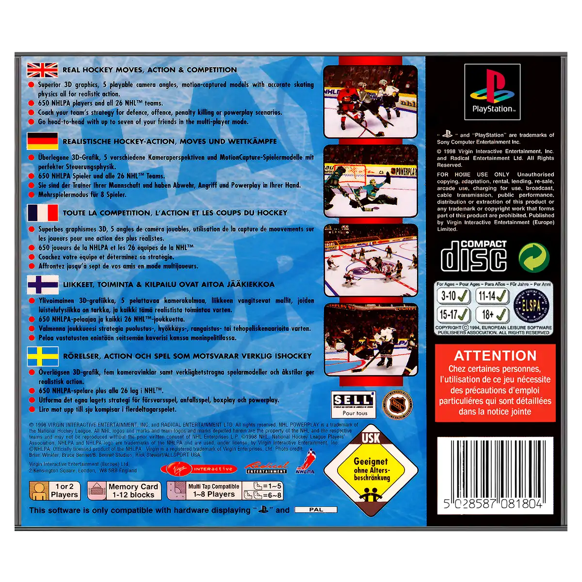 NHL Powerplay 98 - Billede 2
