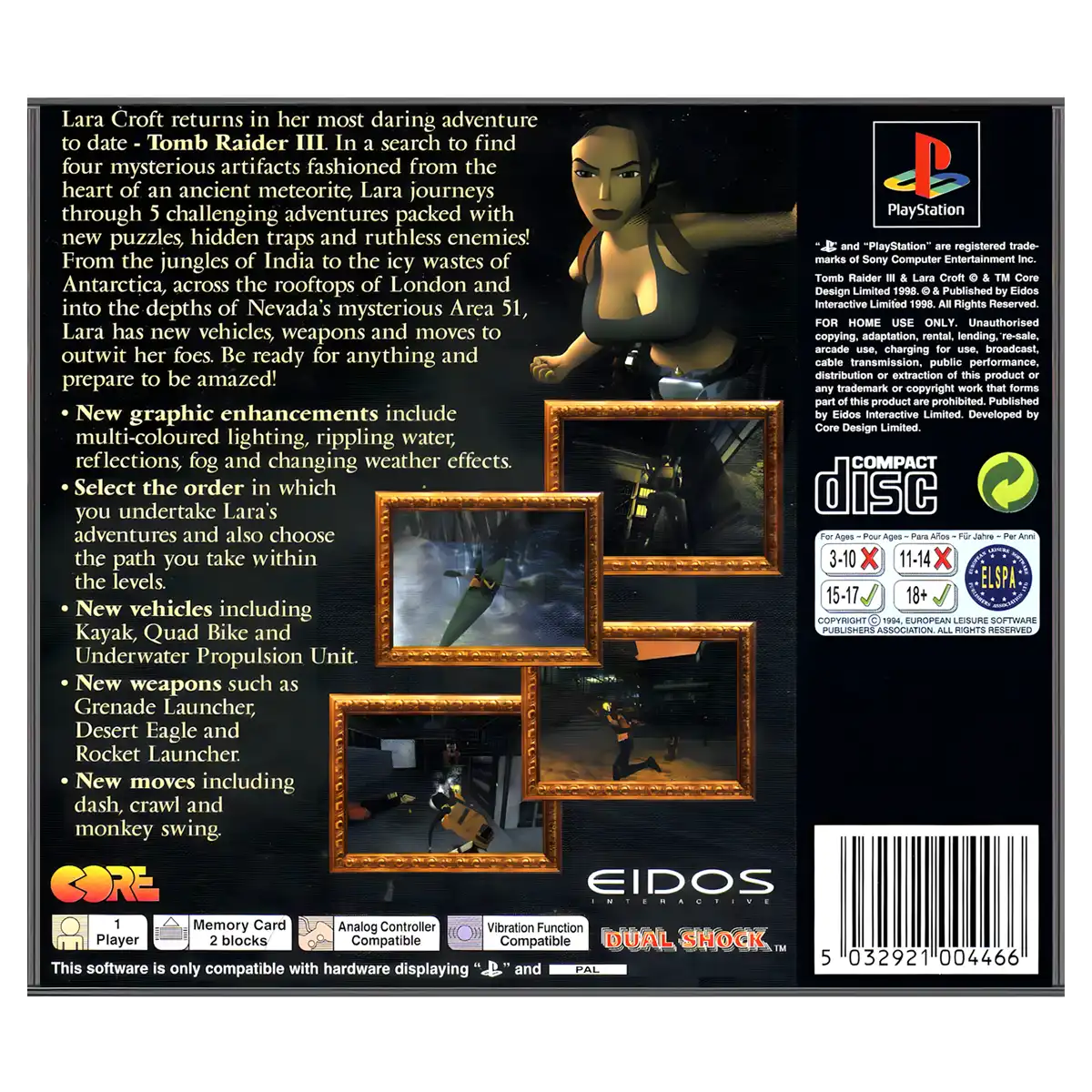 Tomb Raider III: Adventures of Lara Croft - Billede 2