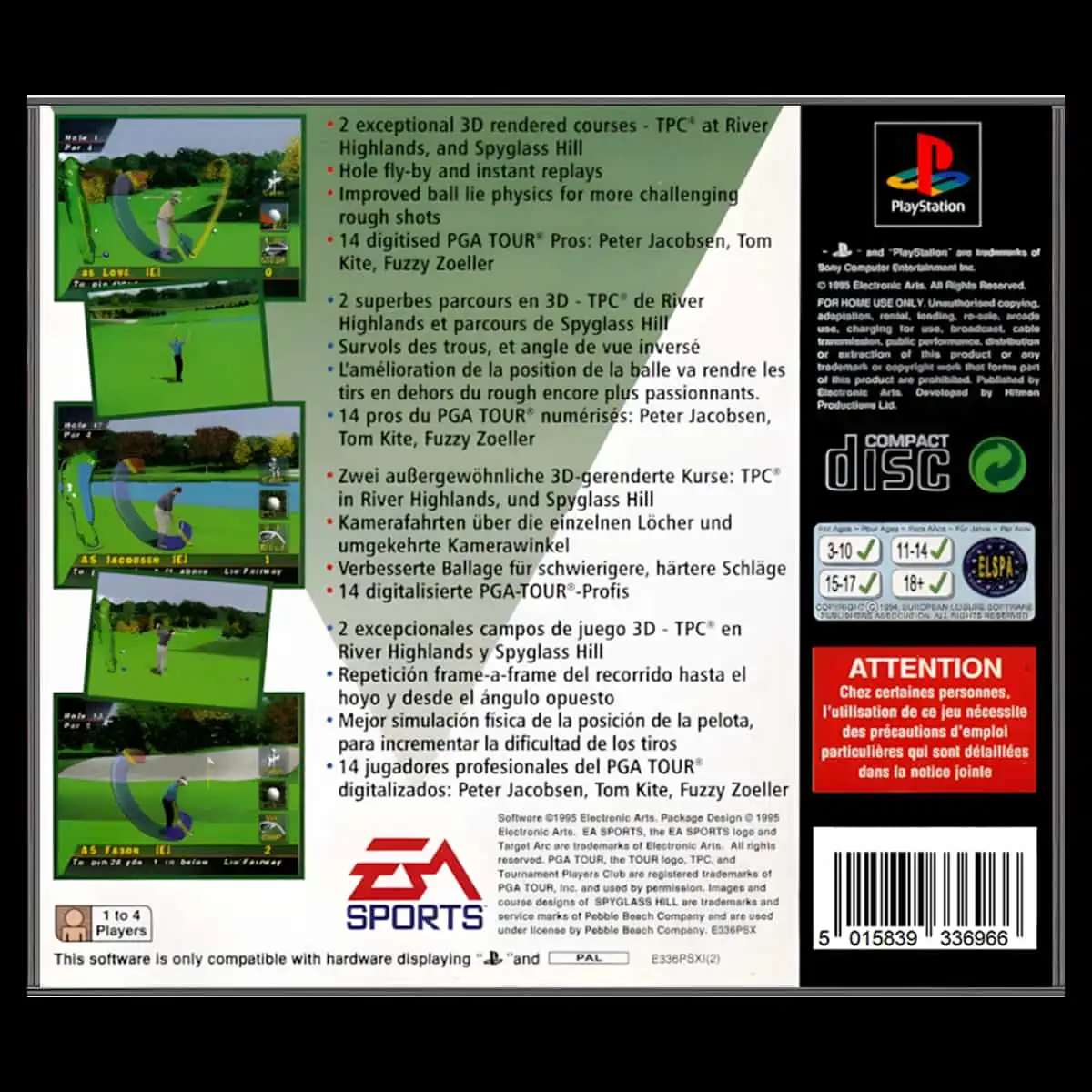 PGA Tour 96 - Billede 2