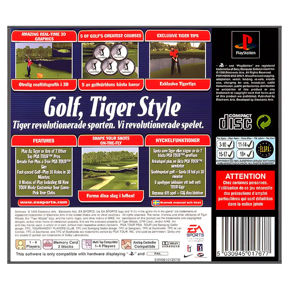 Tiger Woods 99 PGA Tour Golf - Billede 2