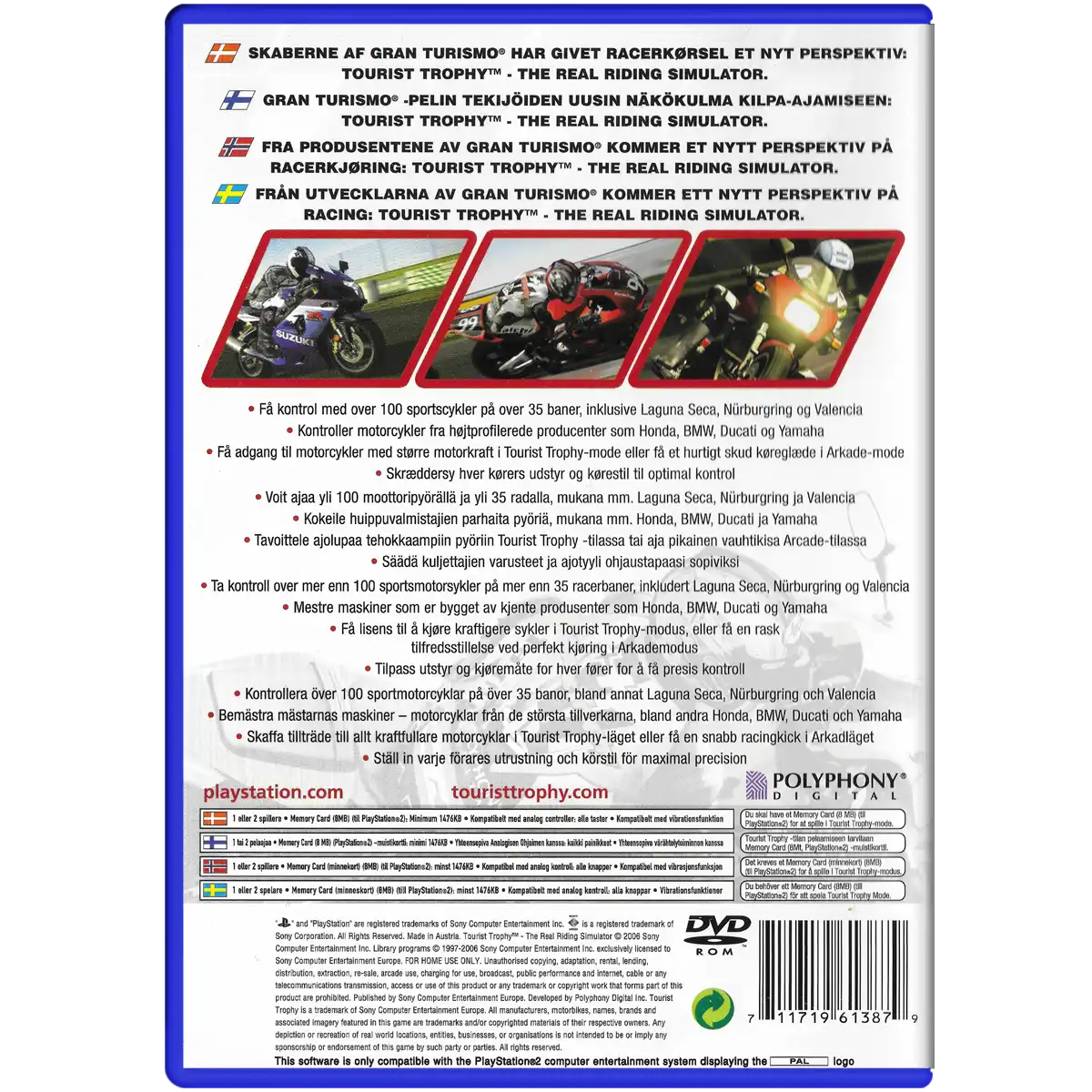 Tourist Trophy: The Real Riding Simulator - Billede 2